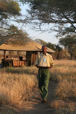 Service with a smile at Serengeti Kati Kati